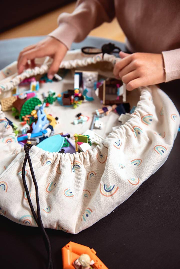 Play & Go Rainbow Mini Sac De Rangement - Tapis De Jeux