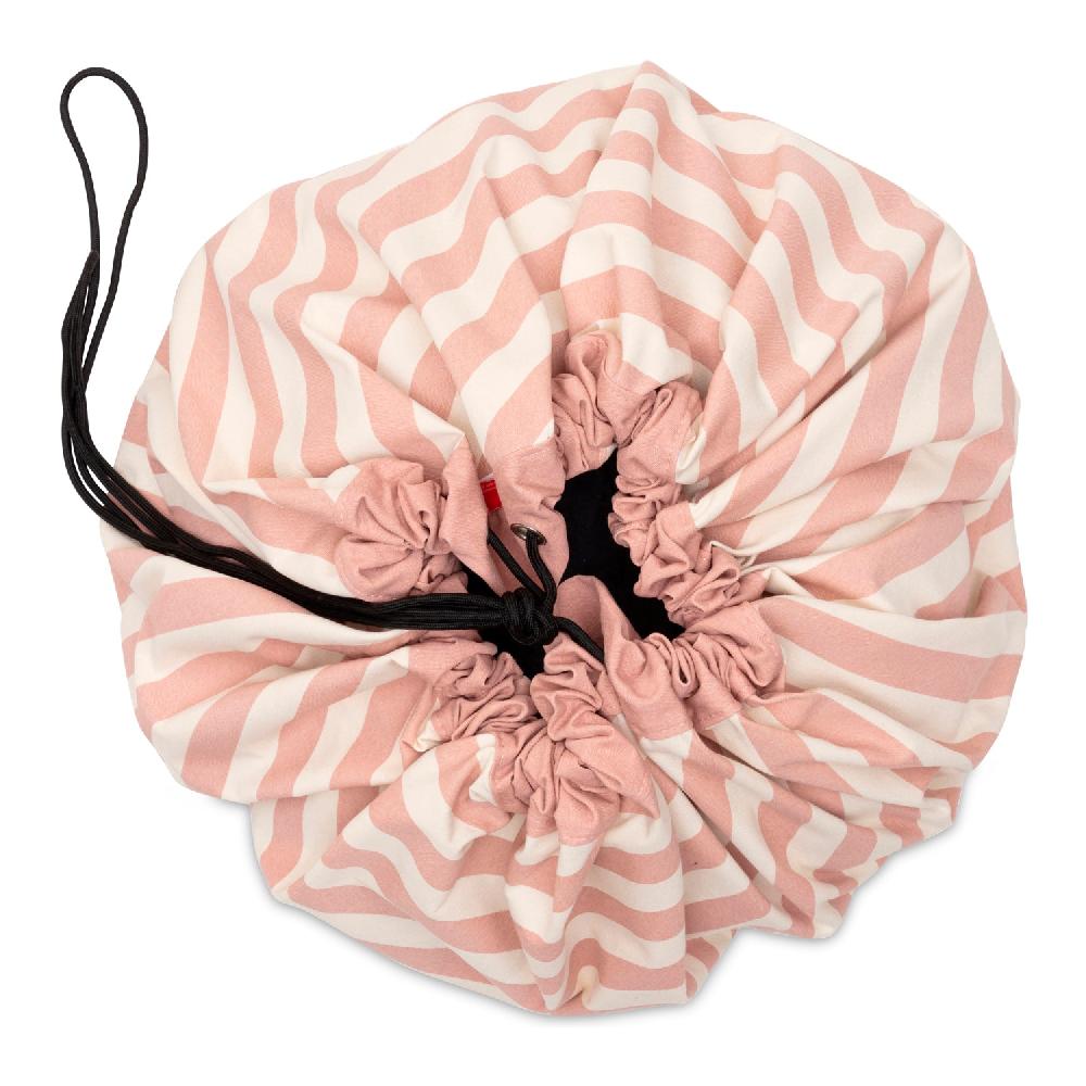 Play & Go Stripes Pink New Sac De Rangement - Tapis De Jeux