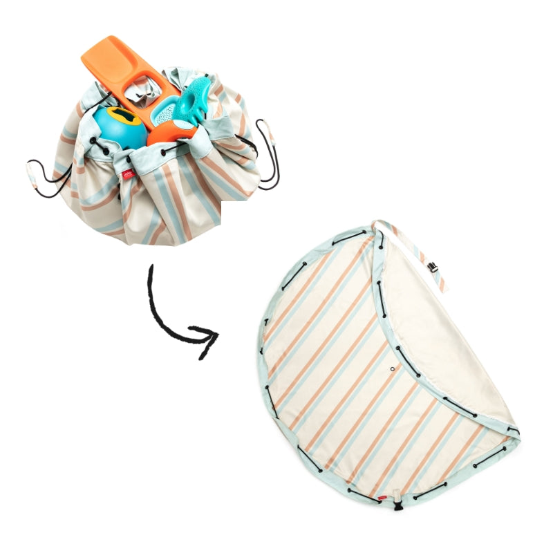play & go Stripes Sac De Rangement Extérieur - Tapis De Jeux