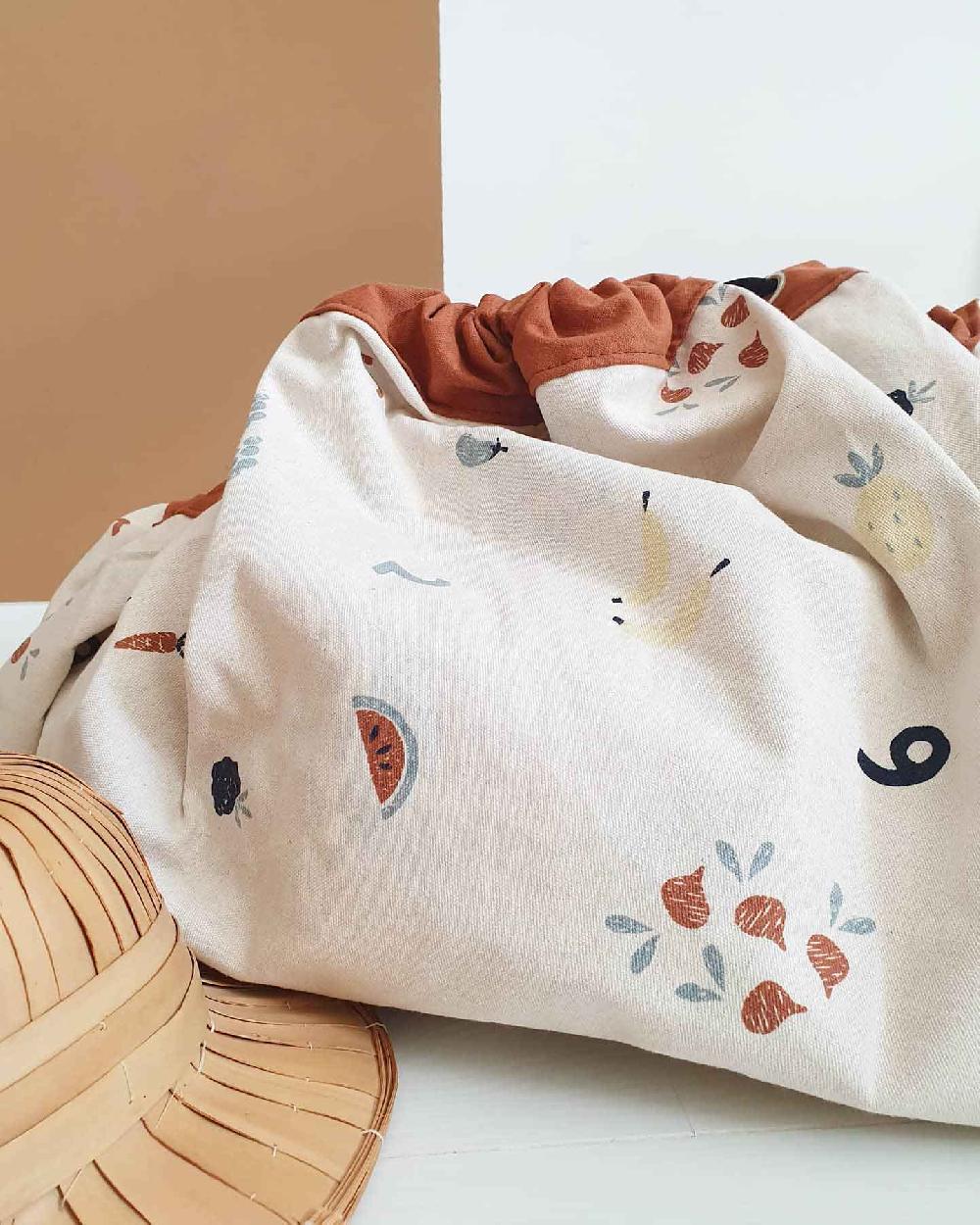 Play & Go Veggie Numbers Sac De Rangement - Tapis De Jeux