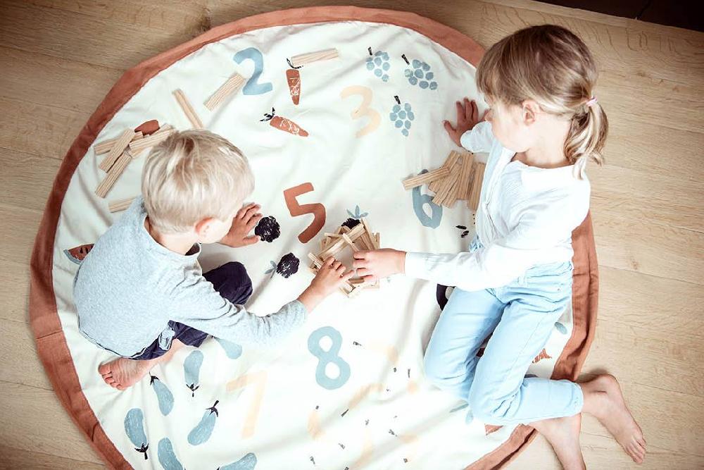 Play & Go Veggie Numbers Sac De Rangement - Tapis De Jeux