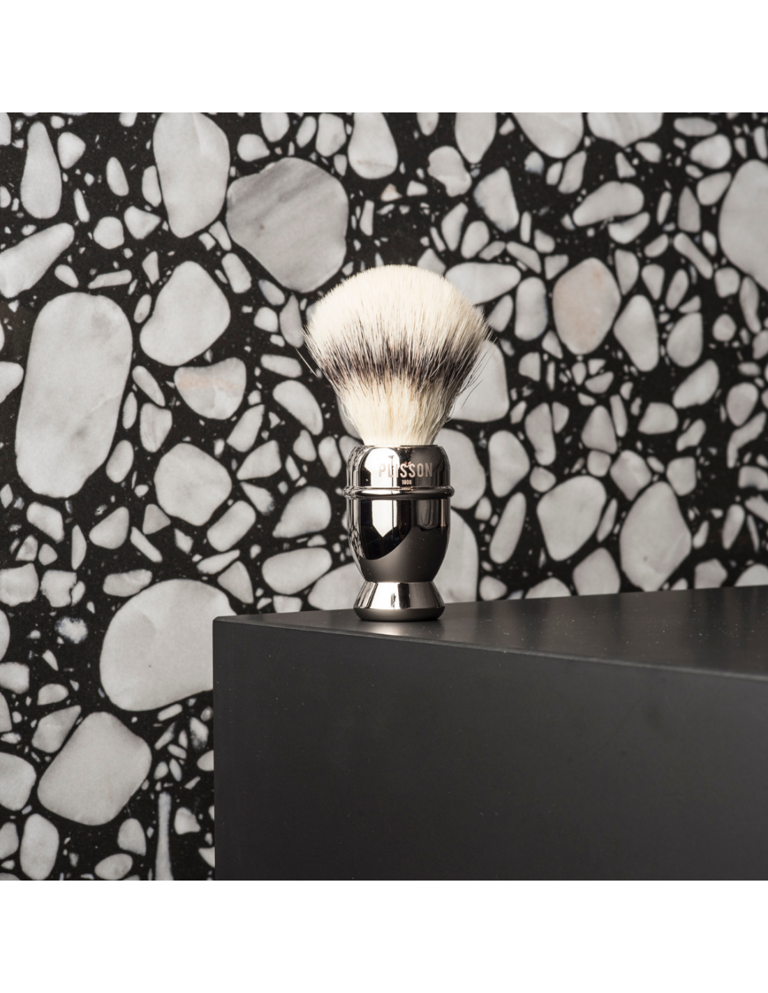 Plisson Blaireau Antique Fibre "Blanc Haute Montagne"