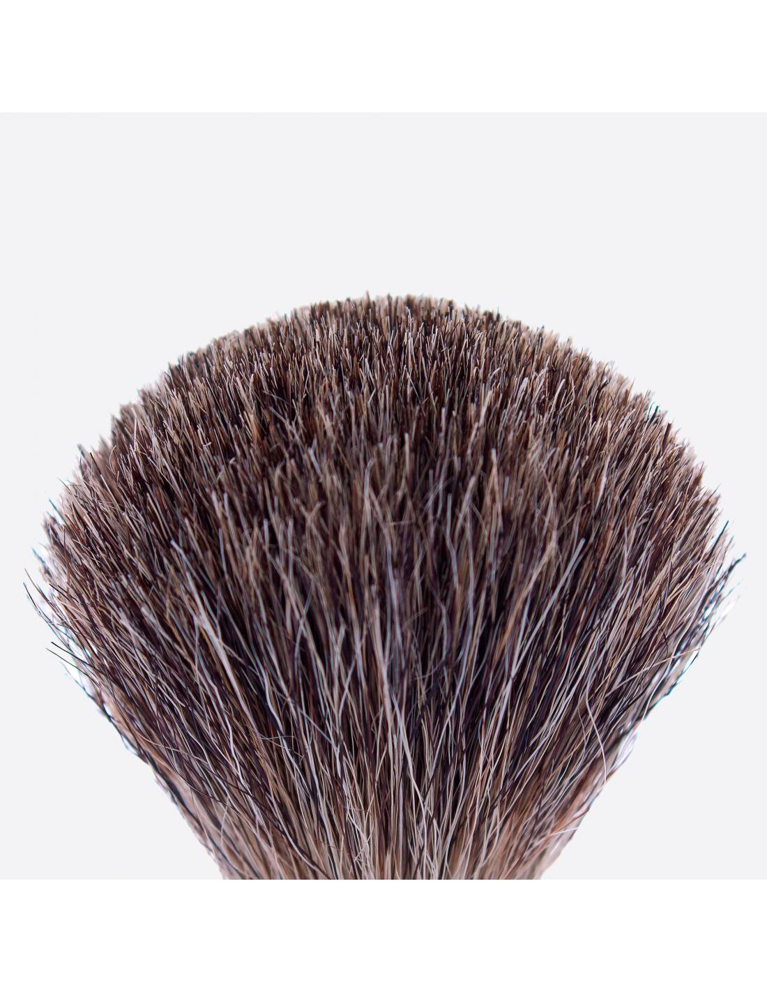 Plisson Blaireau Gris De Russie Laqué Rétro Et Finition Chrome Joris