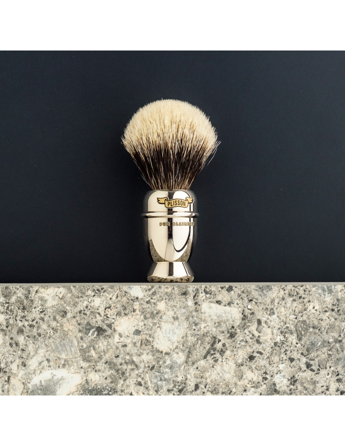 Plisson Blaireau Antique Gris Européen