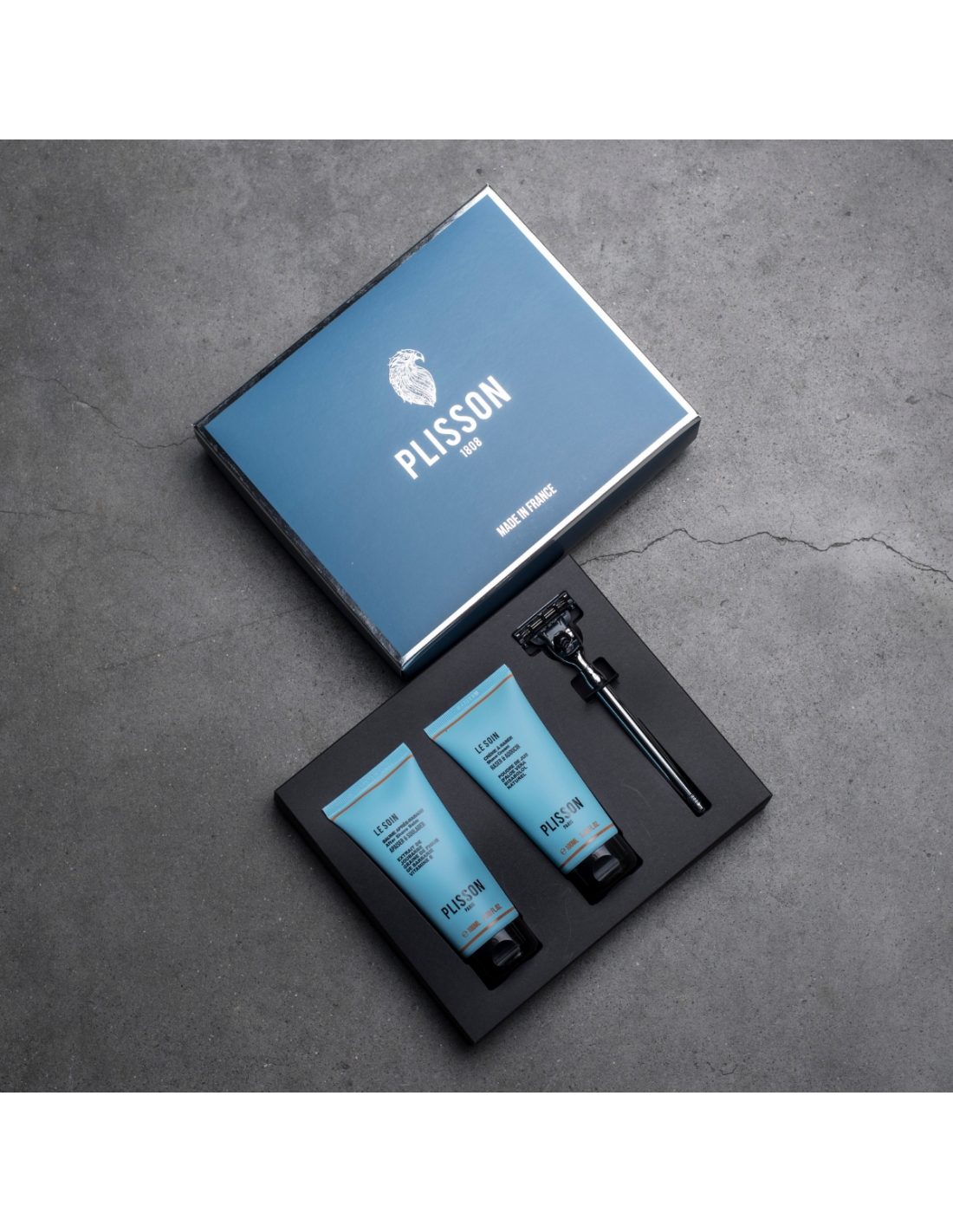 Plisson Rasoir Mach3 Laiton Massif Finition Chrome