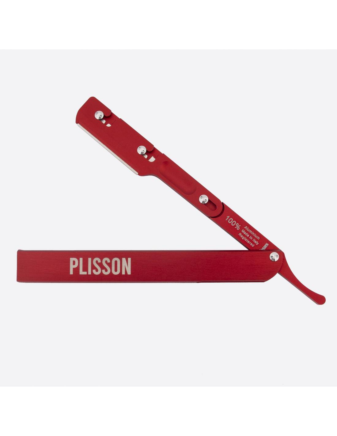 plisson Shavette Rouge Aluminium