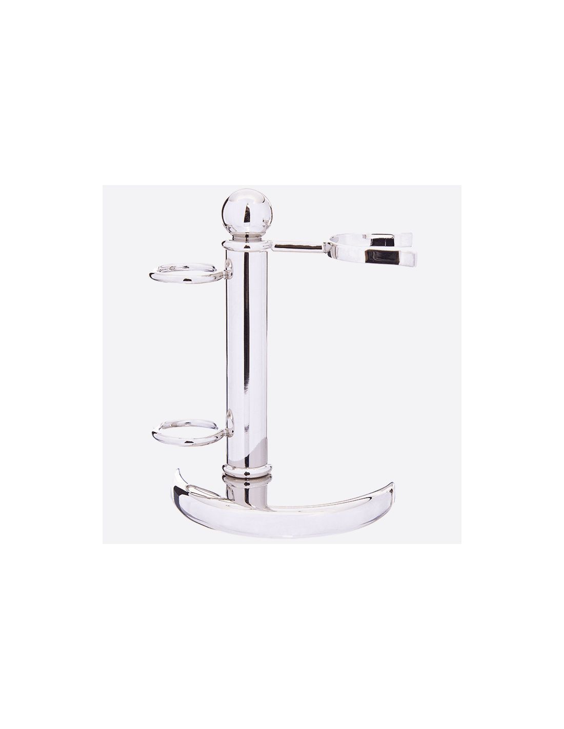 plisson Support blaireau et rasoir Laiton nickelé