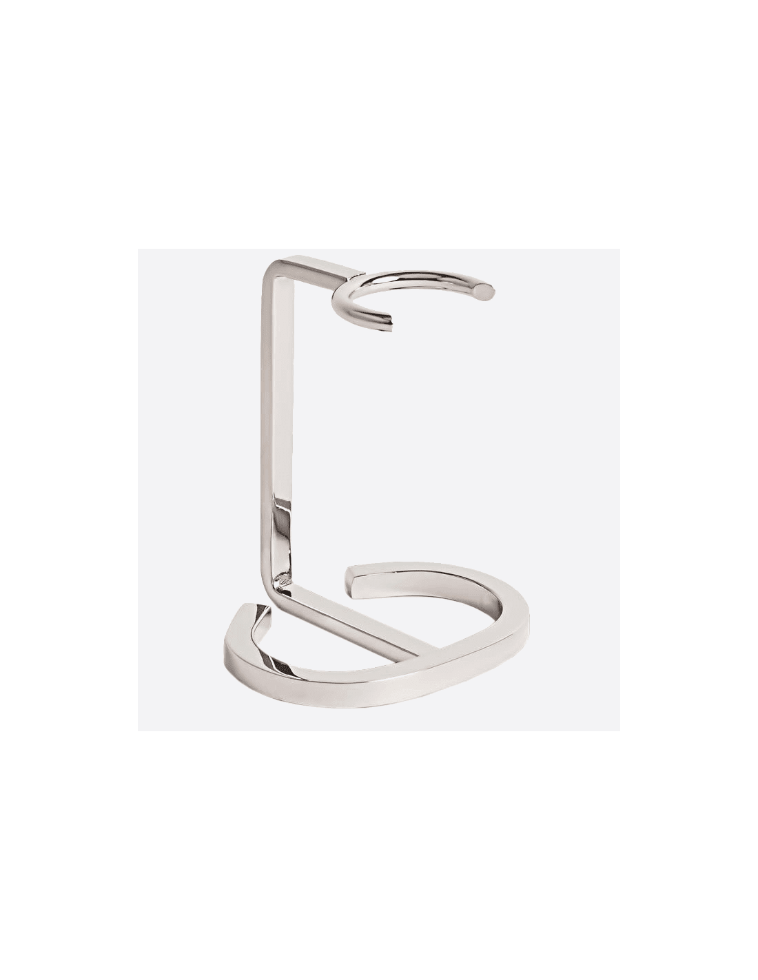 plisson Support blaireau laiton nickelé