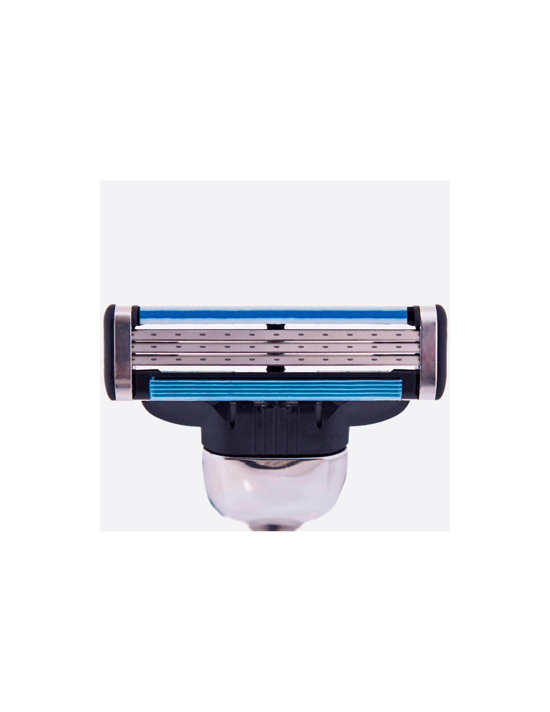 Plisson Rasoir Massif Godron Mach3 - Finition Palladium