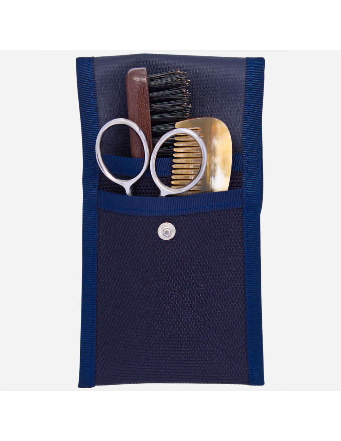 plisson Trousse Barbe et Moustache : Peigne Brosse et Ciseaux