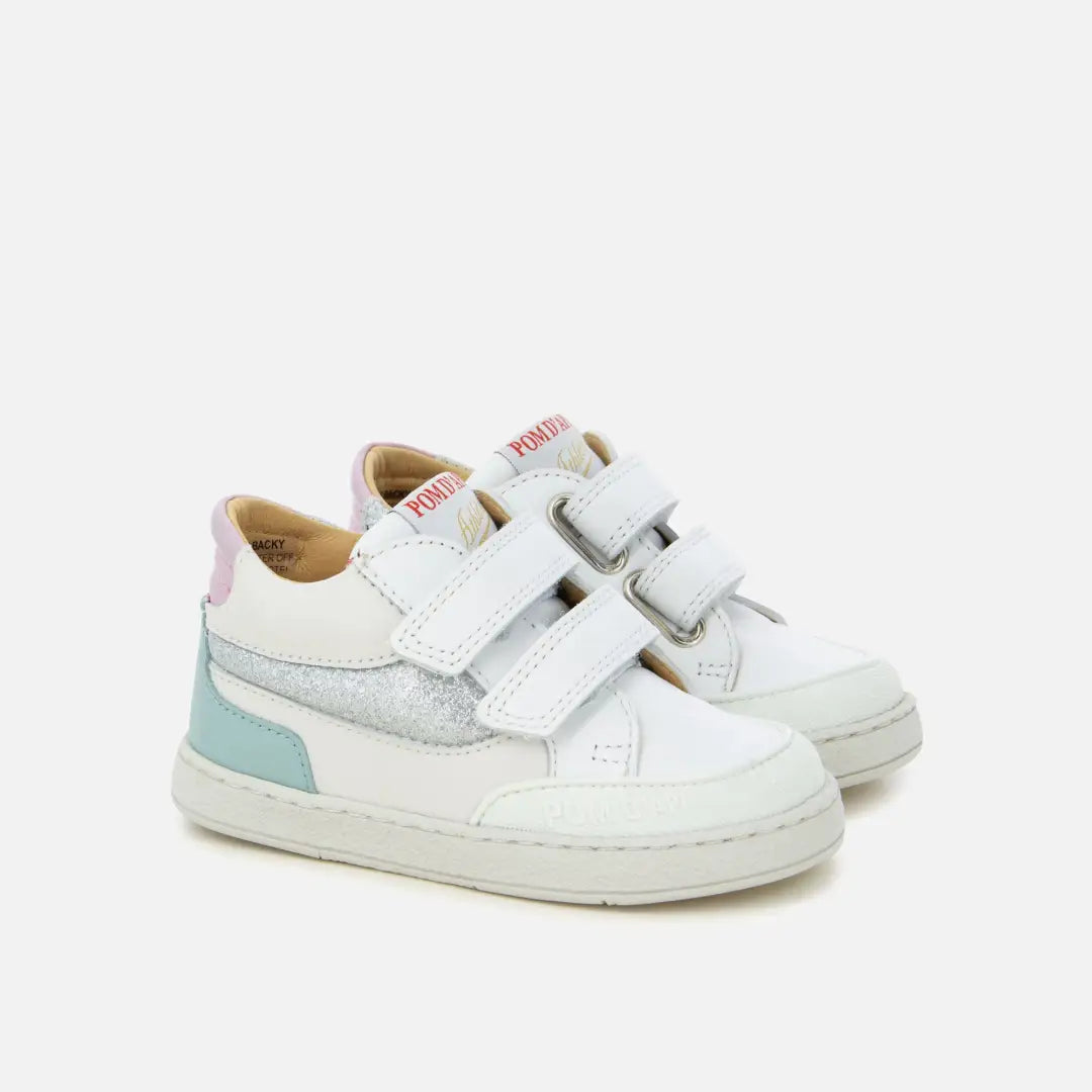 pom dapi MOUSSE BACKY CUIR LISSE MULTI