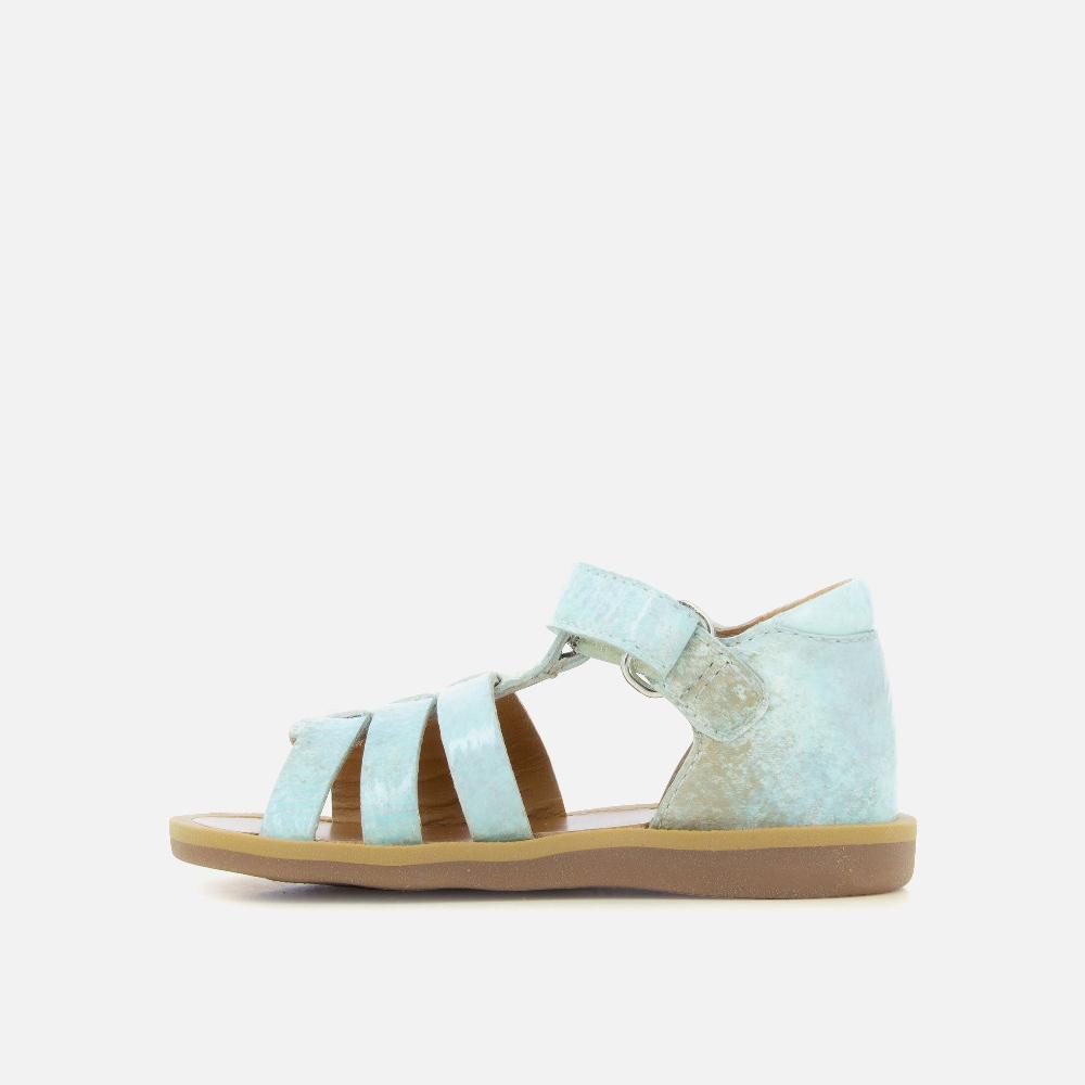 Pom Dapi POPPY STRAP CUIR LISSE VERT