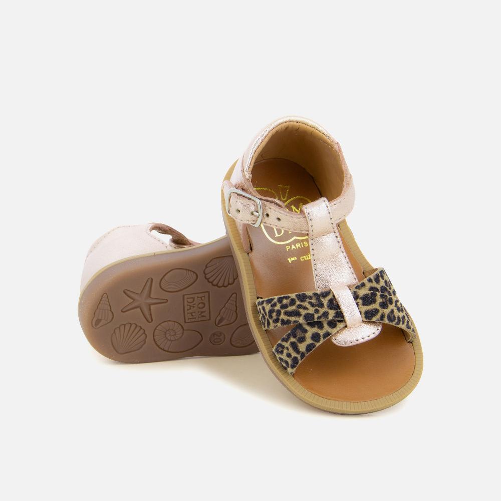 Pom Dapi POPPY XEXE CUIR METALLISE MULTI