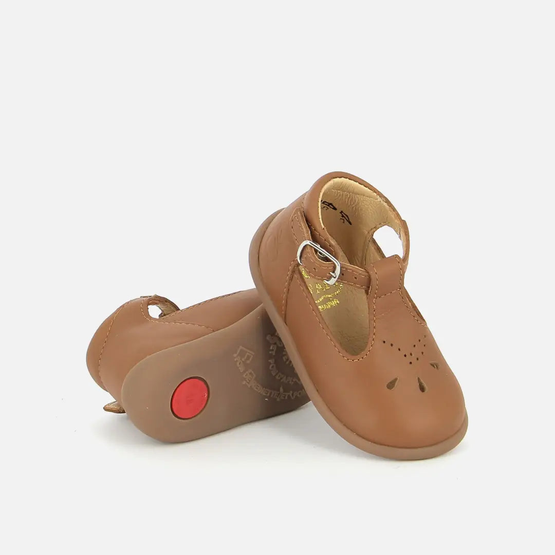 Pom Dapi STAND-UP SALOME CUIR LISSE MARRON