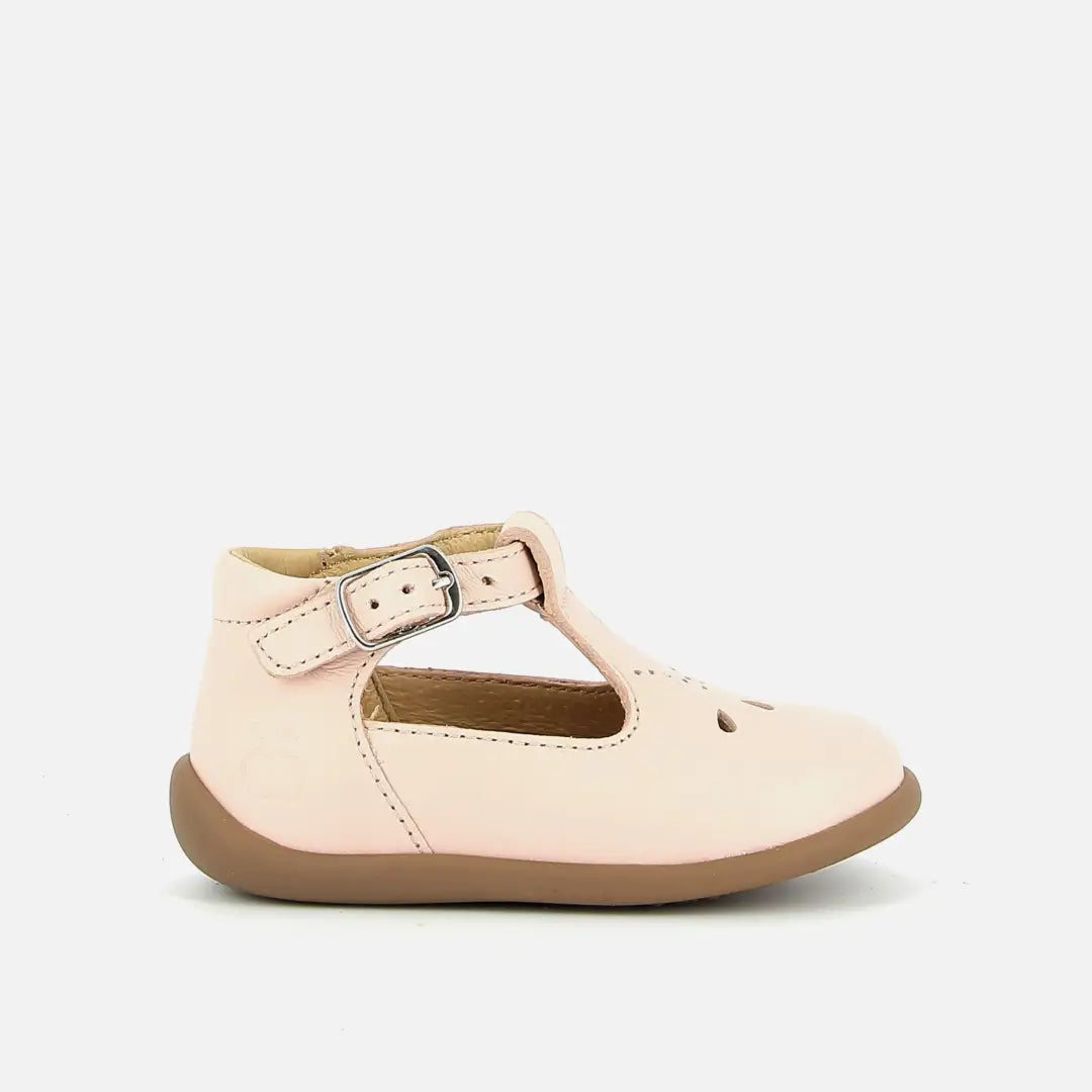 Pom Dapi STAND-UP SALOME CUIR LISSE ROSE