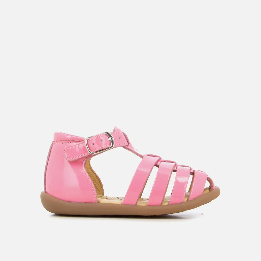 Pom Dapi STAND-UP STRAP CUIR LISSE ROSE