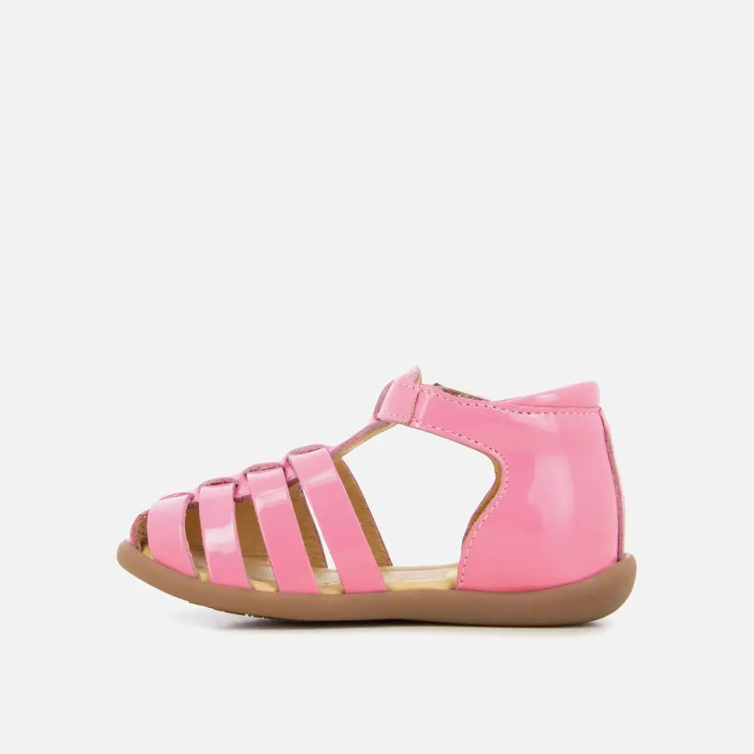 Pom Dapi STAND-UP STRAP CUIR LISSE ROSE
