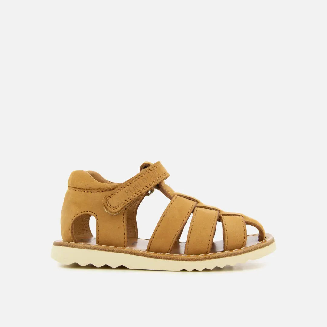 Pom Dapi WAFF PAPY CUIR NUBUCK MARRON