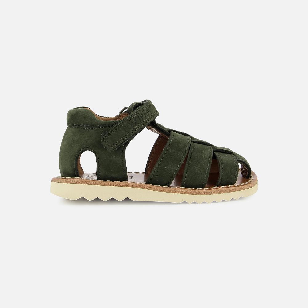 Pom Dapi WAFF PAPY CUIR NUBUCK VERT