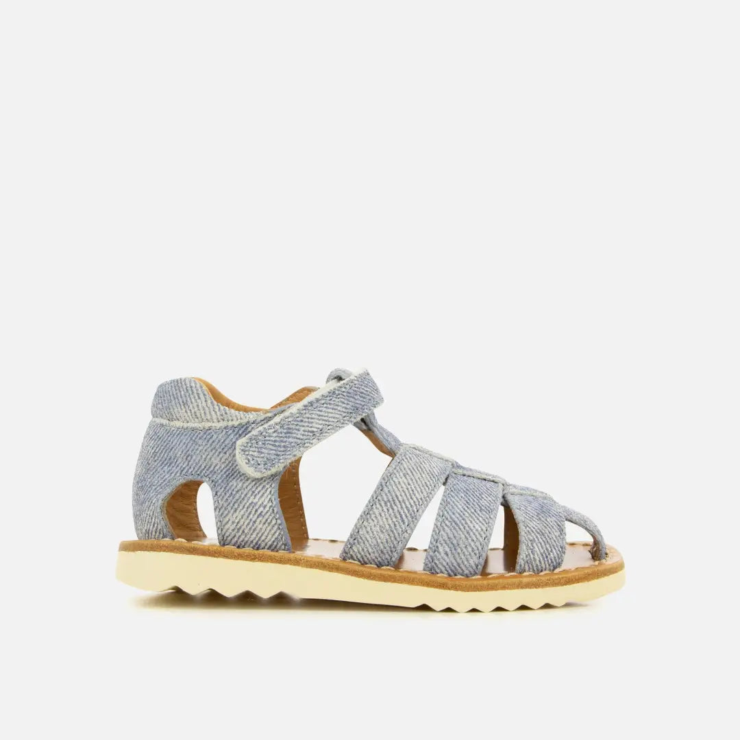 Pom Dapi WAFF PAPY CUIR VELOURS BLEU
