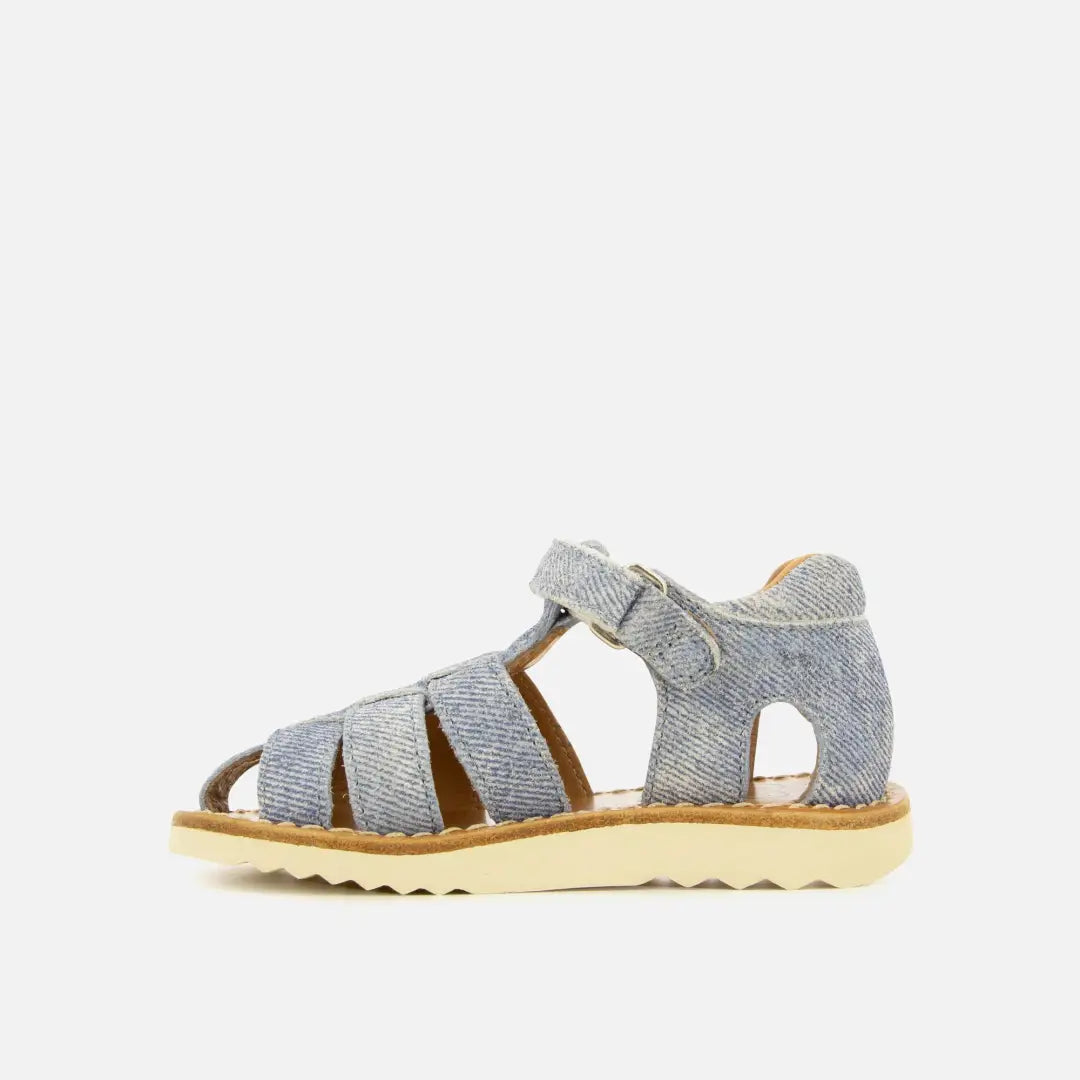Pom Dapi WAFF PAPY CUIR VELOURS BLEU