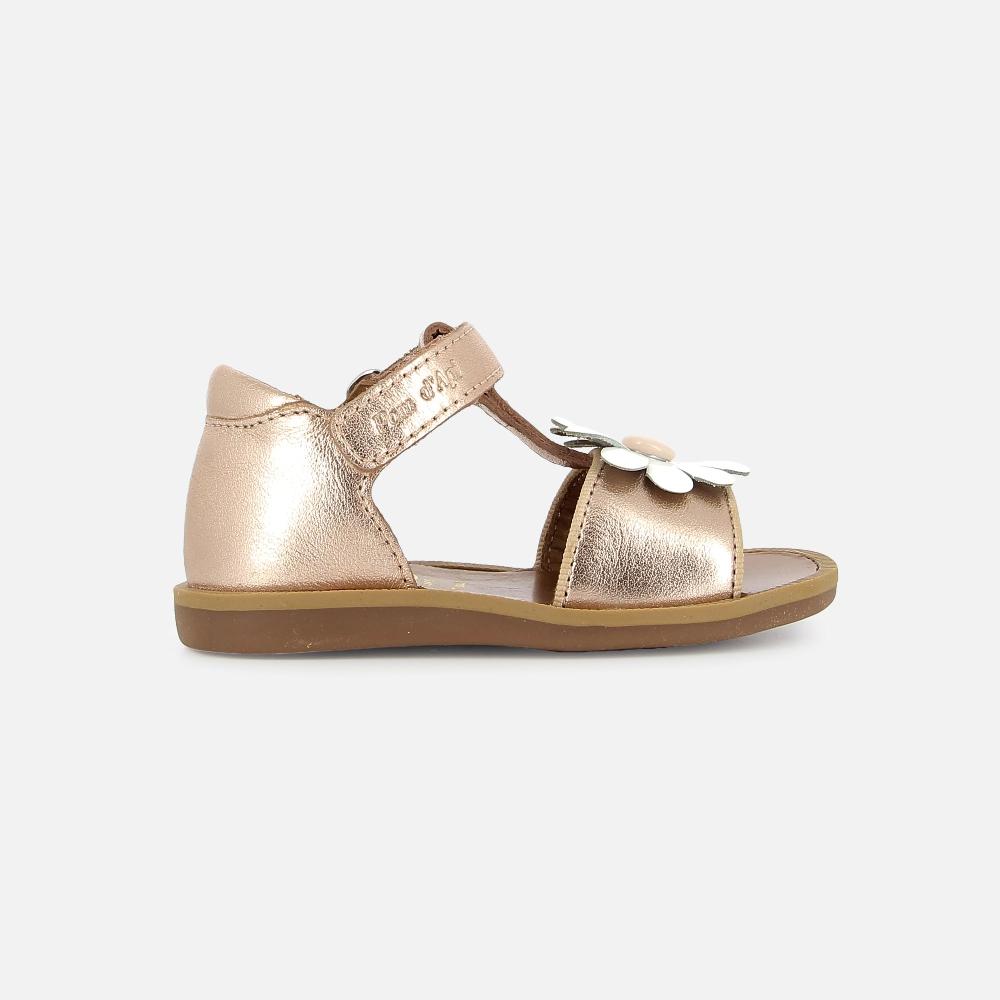 Pom Dapi POPPY BIG FLO CUIR METALLISE MÉTALLISÉ - MULTI