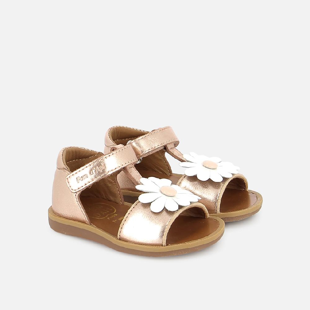 pom dapi POPPY BIG FLO CUIR METALLISE MÉTALLISÉ - MULTI