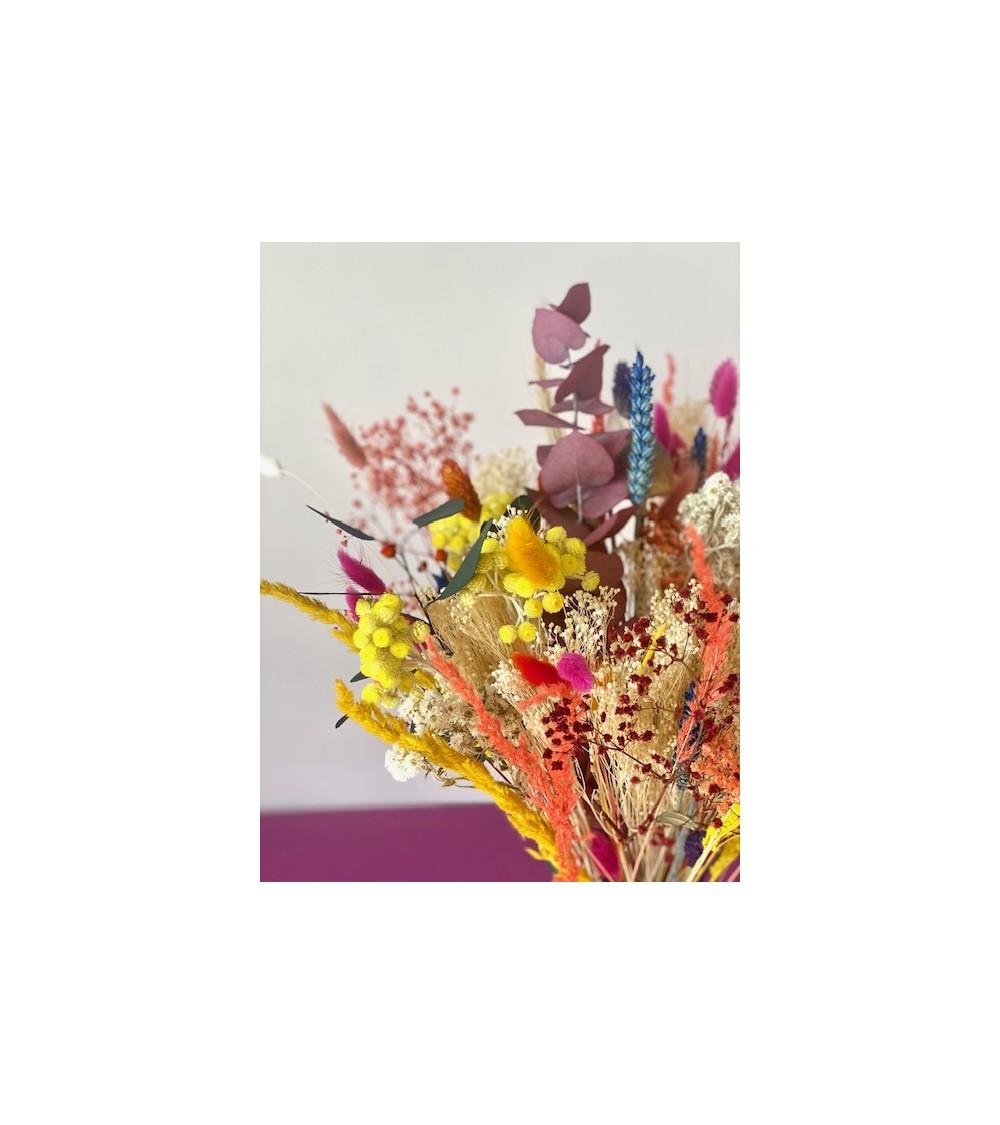 Pompon Bazar BOUQUET SEVENTIES MULTICOLORE Grand Format