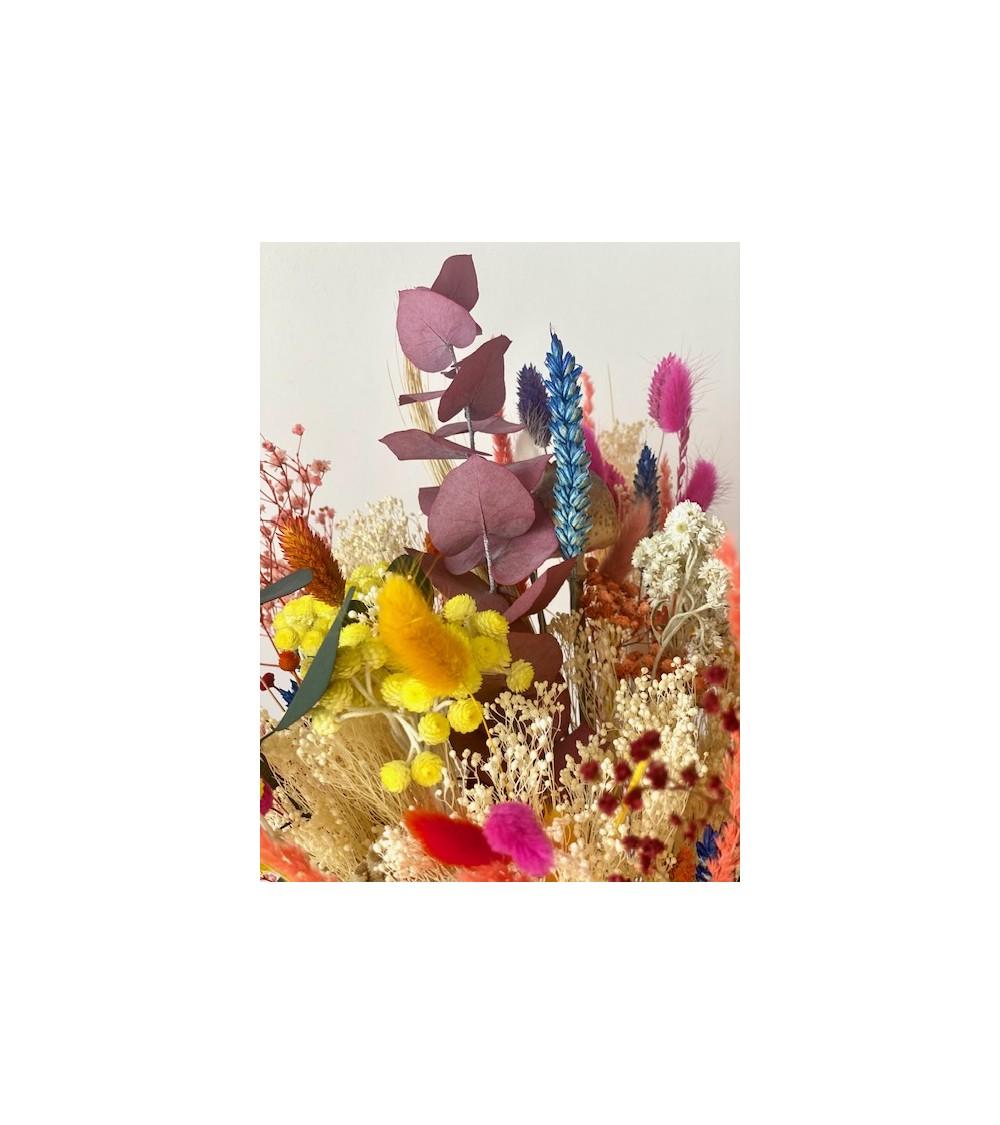 Pompon Bazar BOUQUET SEVENTIES MULTICOLORE Grand Format