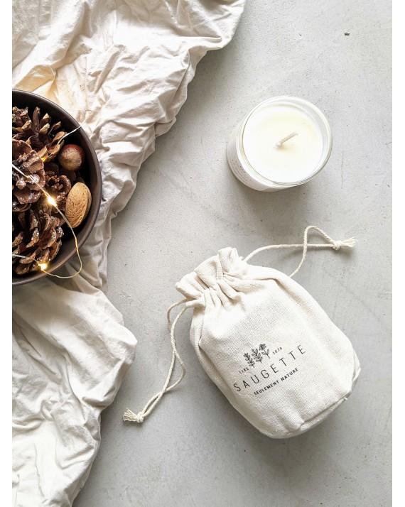 Pompon Bazar FORÊT De SAPINS - BOUGIE ARTISANALE PARFUMÉE à La CIRE DE SOJA NATURELLE