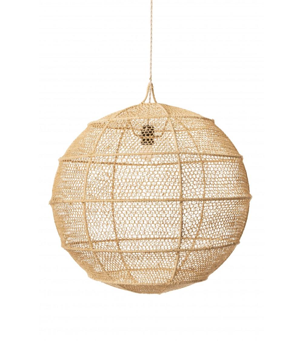 pompon bazar LUMINAIRE BOULE au CROCHET 2 DIMENSIONS