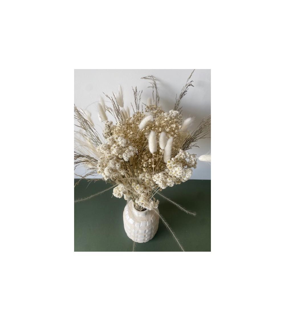 pompon bazar BOUQUET SAUVAGE BLANC Grand Format