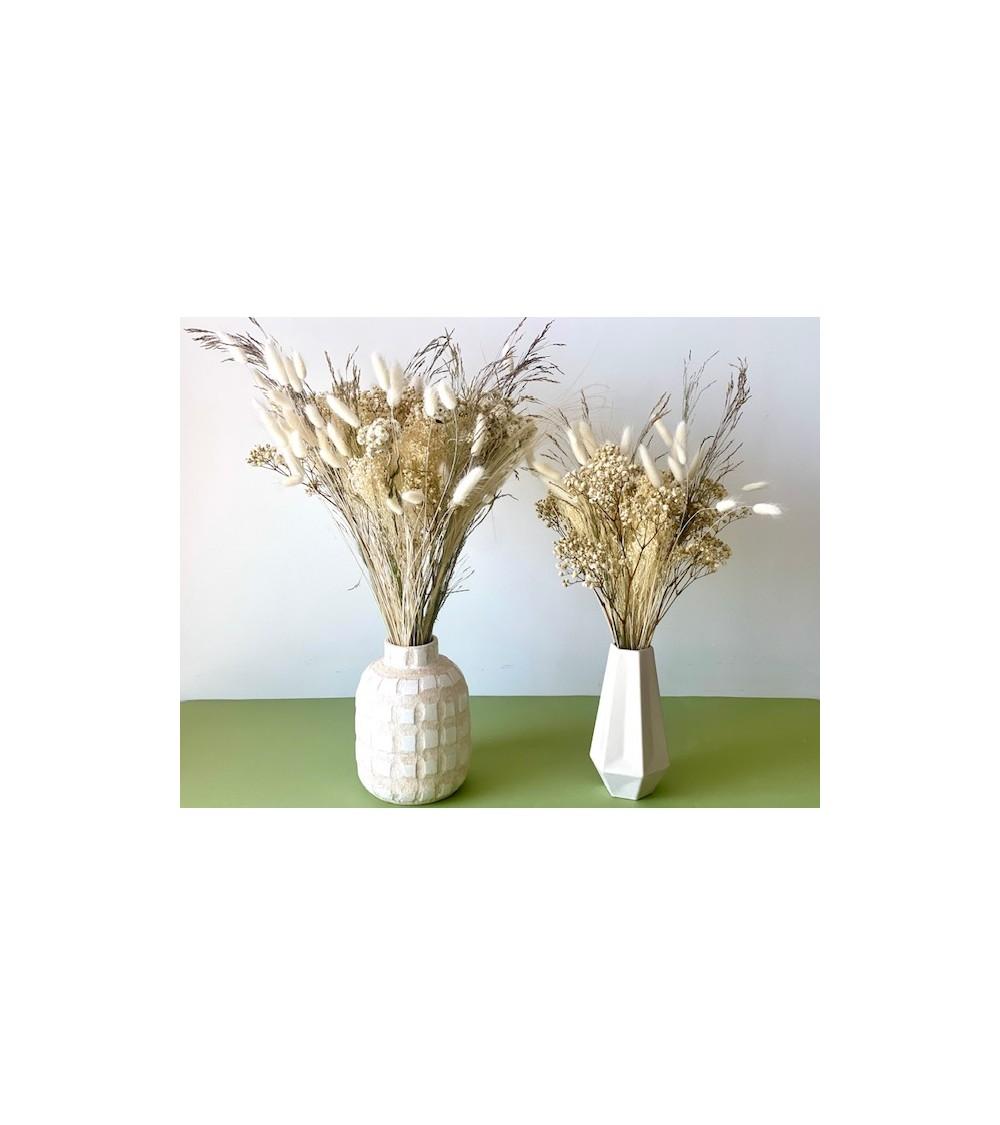 Pompon Bazar BOUQUET SAUVAGE BLANC Petit Format