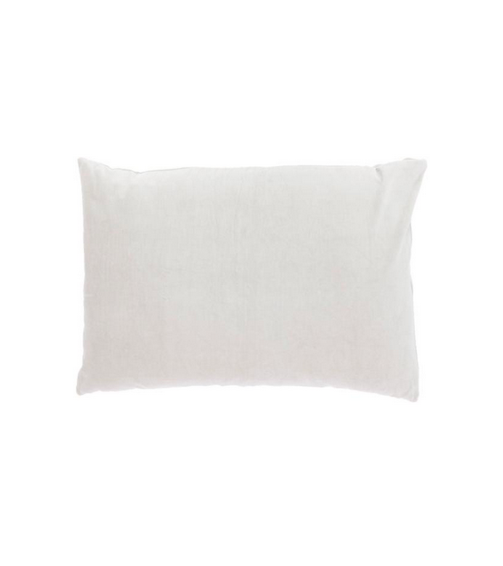 pompon bazar COUSSIN en VELOURS 75x50cm ECRU