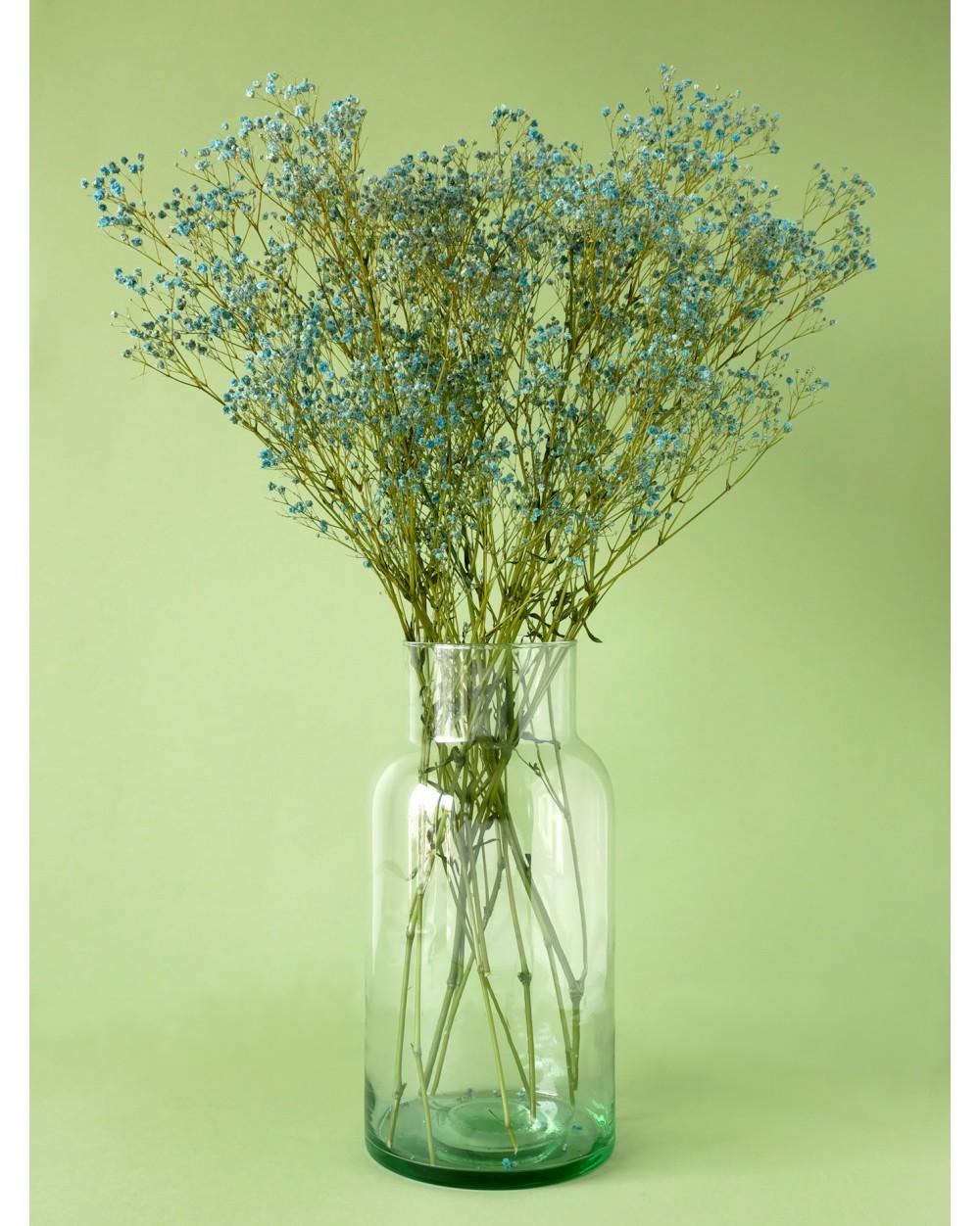 pompon bazar GYPSOPHILE PRESERVE BLEU