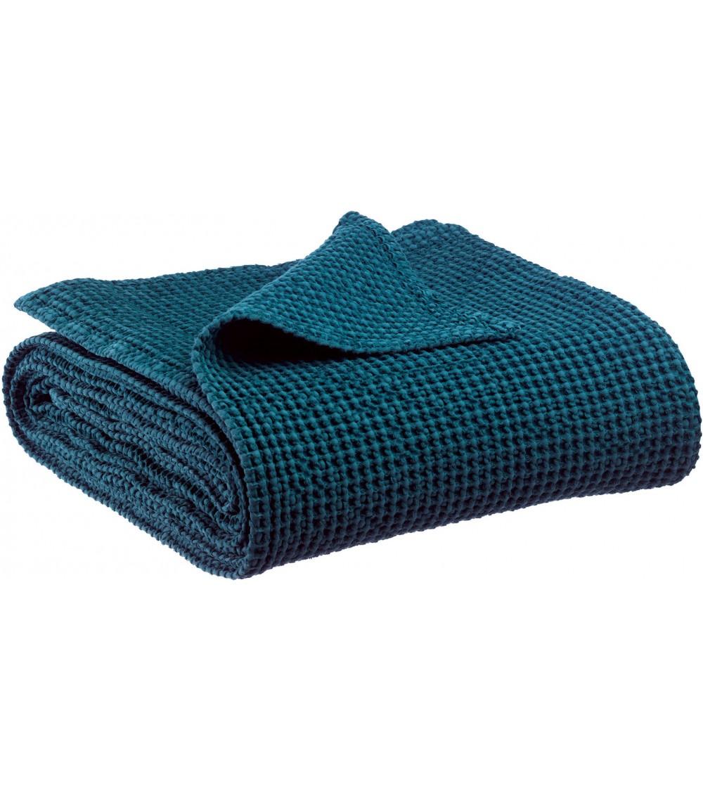 pompon bazar JETE de LIT couleur INDIGO en COTON