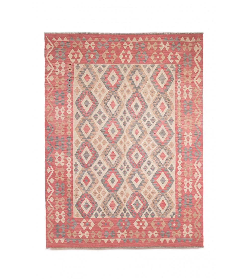 pompon bazar KILIM AFGHAN PACHTOUNE 230 x 175 cm