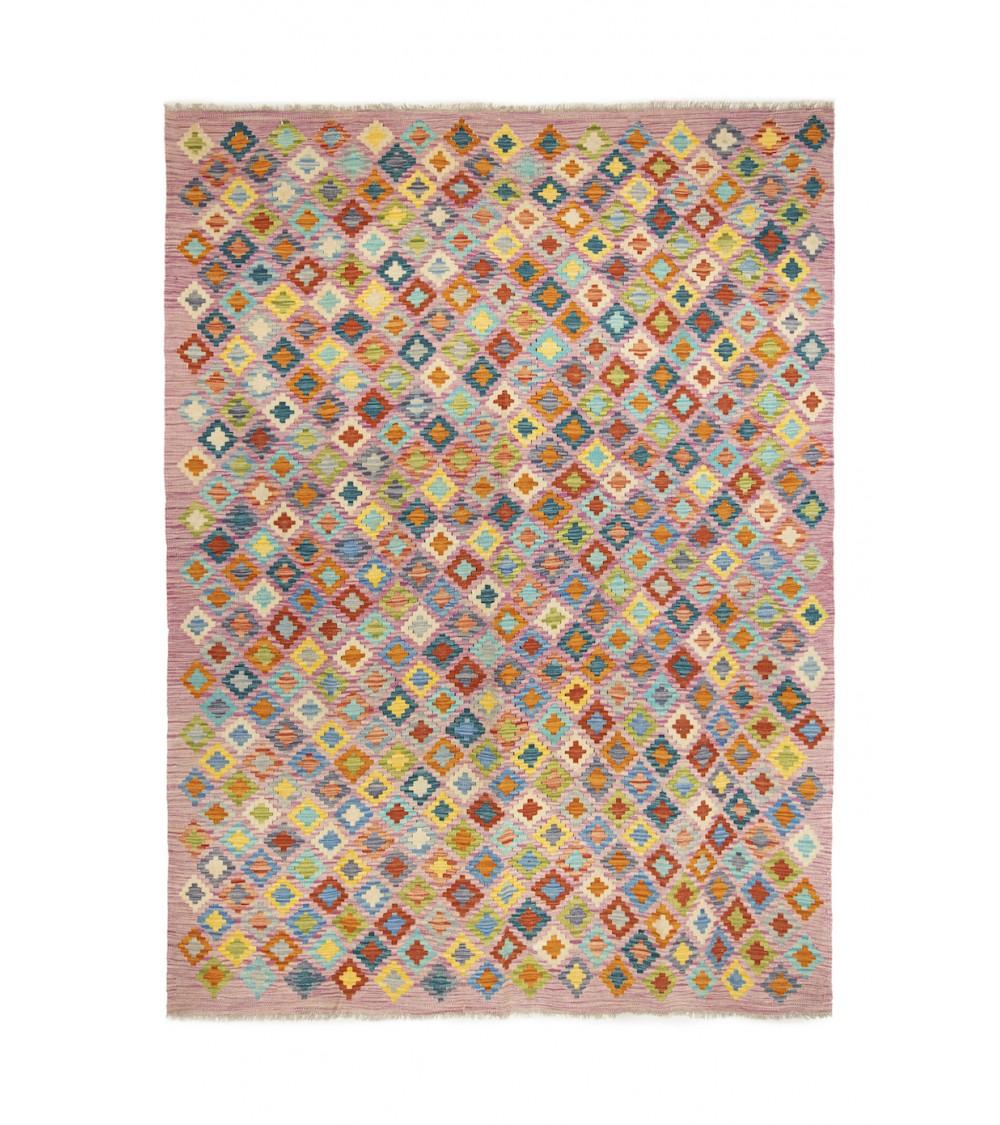 pompon bazar KILIM AFGHAN PACHTOUNE 240 x 179 cm