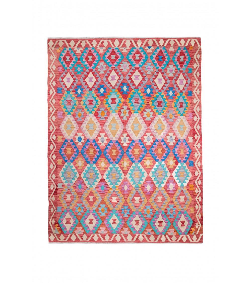 pompon bazar KILIM AFGHAN PACHTOUNE 287 x 202 cm