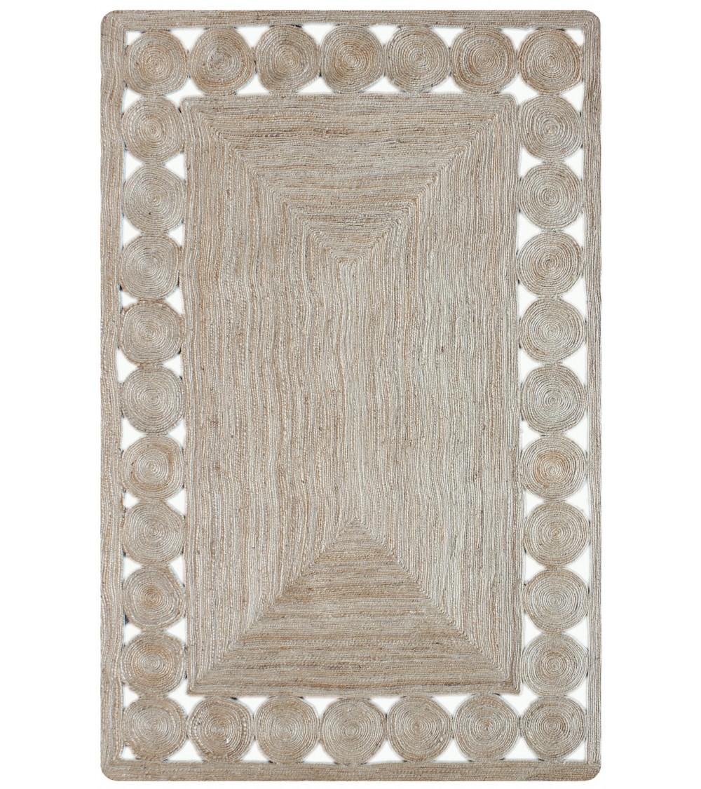 Pompon Bazar TAPIS En JUTE 230 X 160 Cm