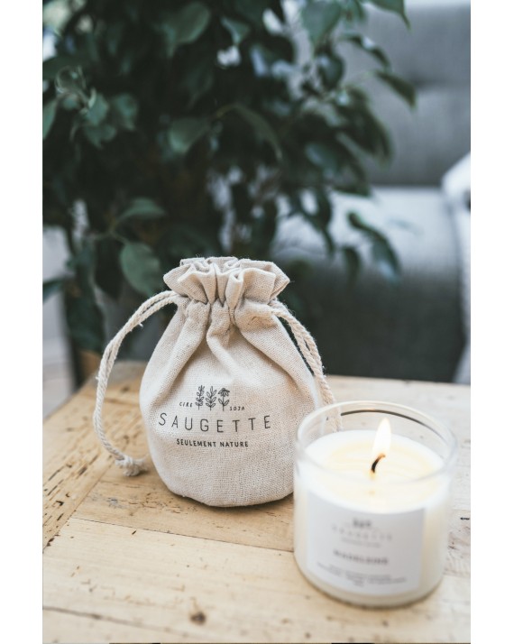 Pompon Bazar SOUS Le FIGUIER - BOUGIE ARTISANALE PARFUMÉE à La CIRE DE SOJA NATURELLE