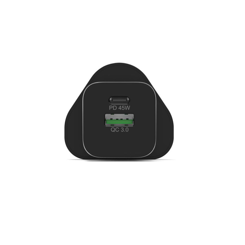 Pompon Bazar Chargeur Mural GaN 45W & Câble USB-C 2M UK