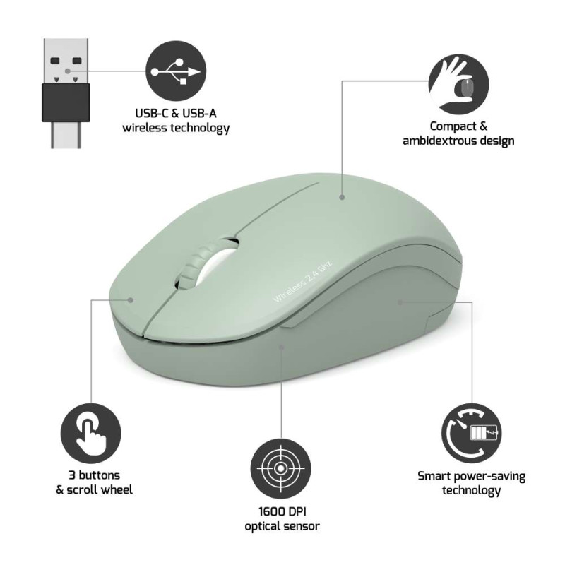 Pompon Bazar Souris Sans Fil 2.4GHz Collection II
