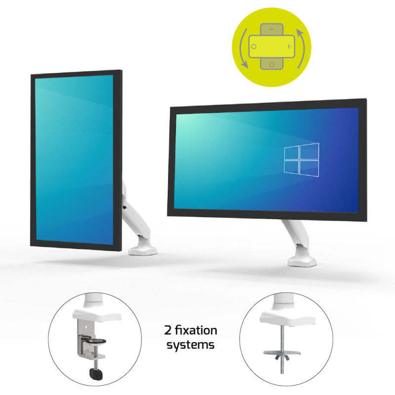 pompon bazar Support de bureau 1 écran