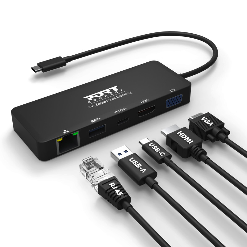 pompon bazar Station d'accueil mobile 1 X 4K USB-C 4 périphériques 85W