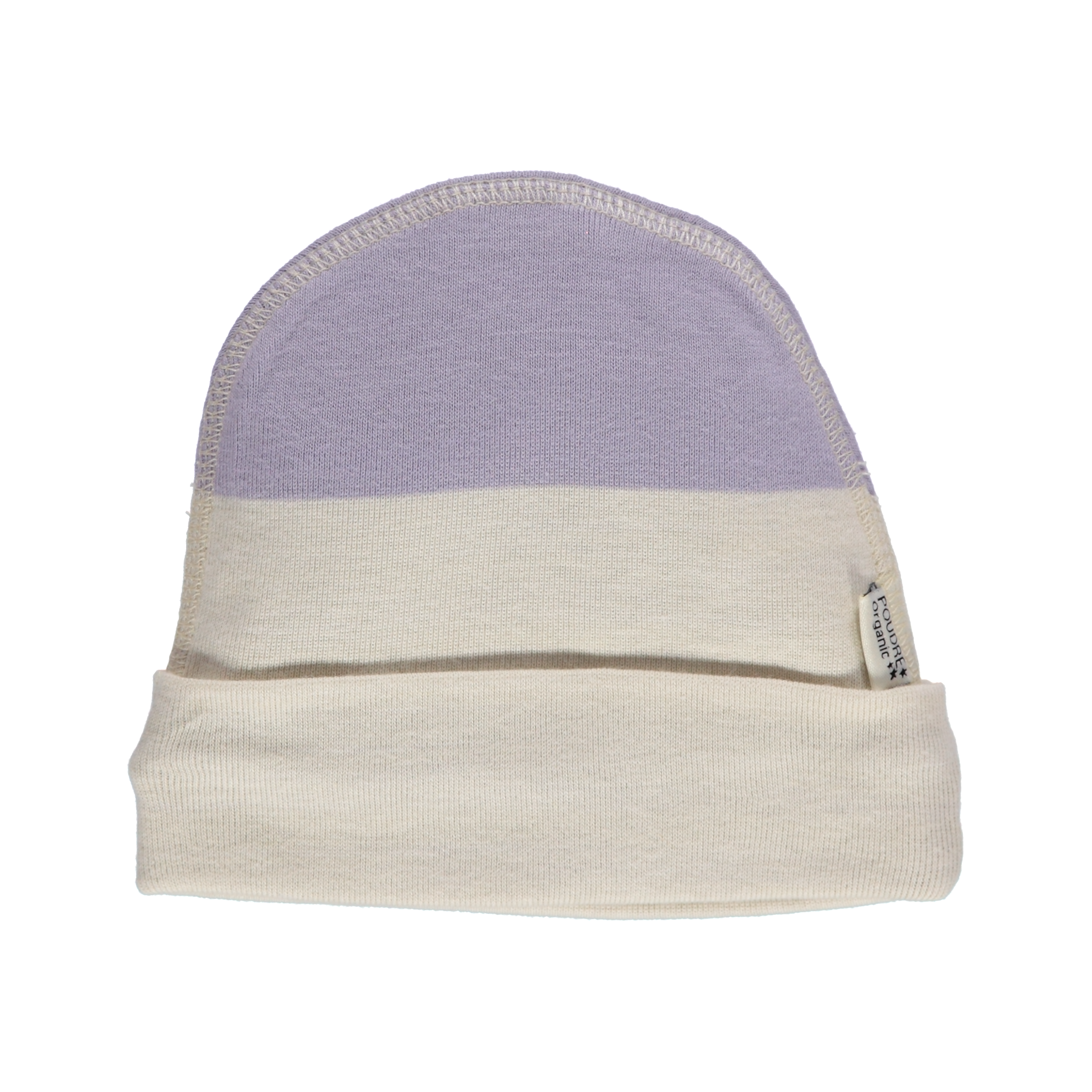 poudre organic BONNET NAISSANCE LITCHI Rayures Lavender