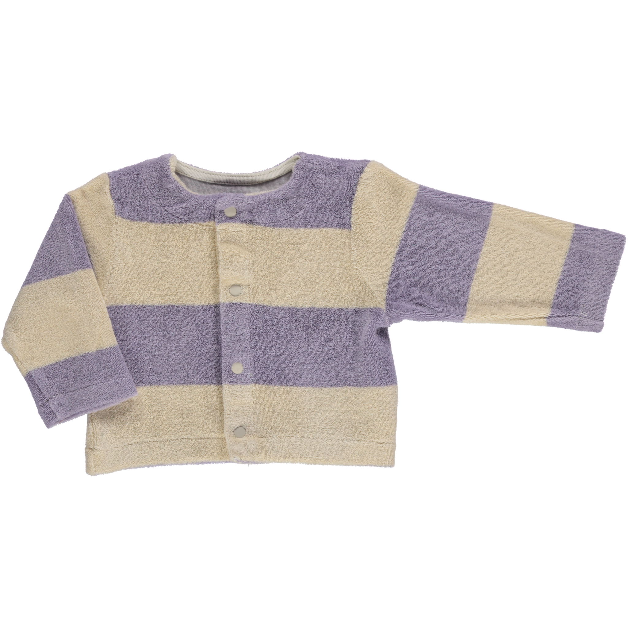 poudre organic CARDIGAN MELISSE ÉPONGE Rayures Lavender