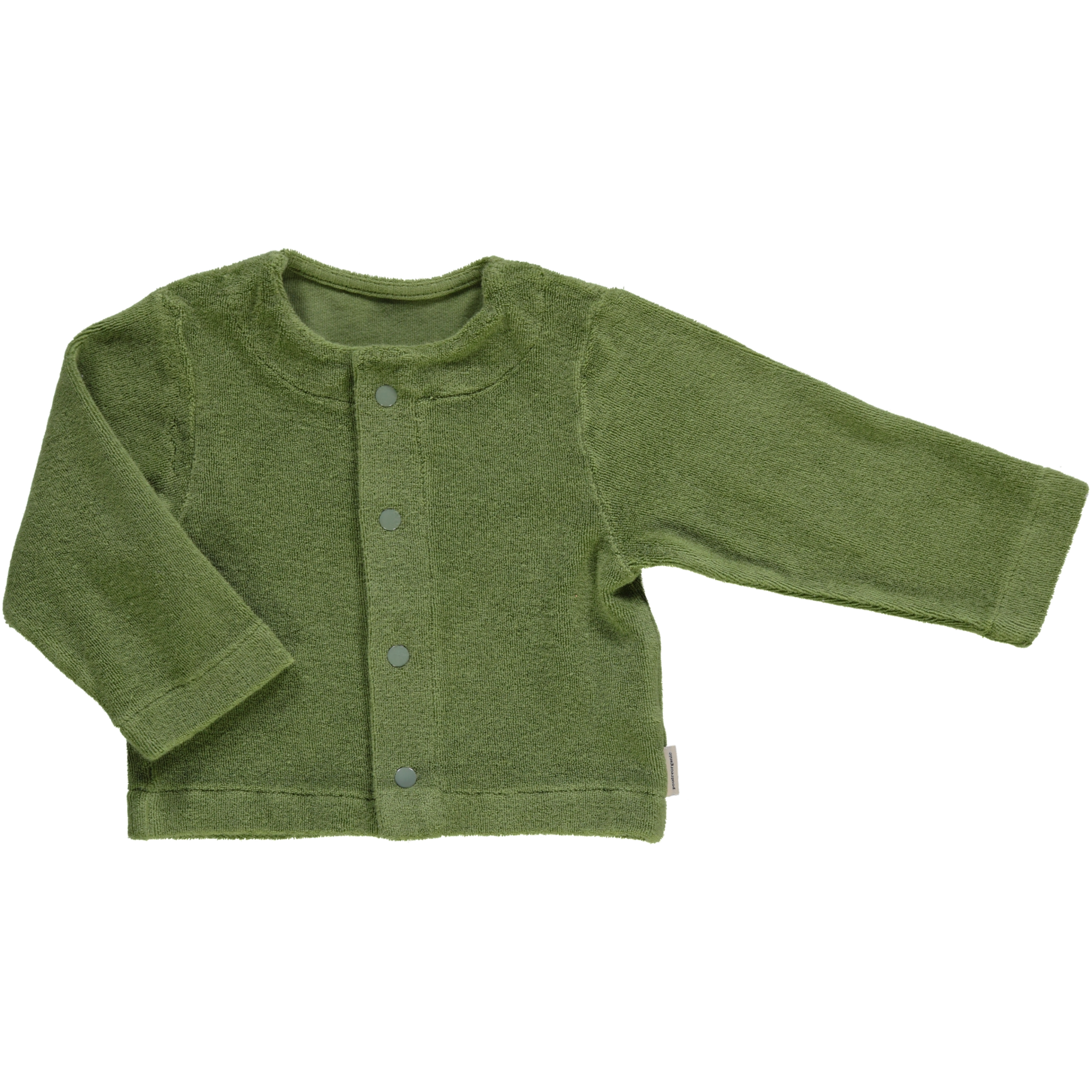 poudre organic CARDIGAN MELISSE ÉPONGE Turtle Green