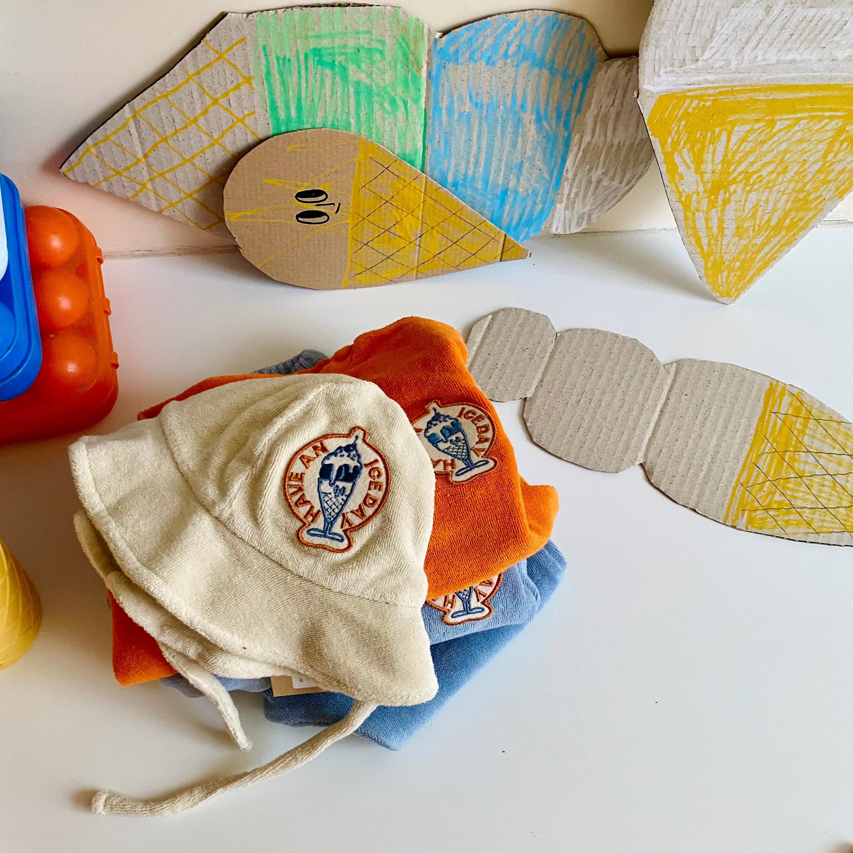 Poudre Organic CHAPEAU PIVOINE ICE-CREAM Russet Orange