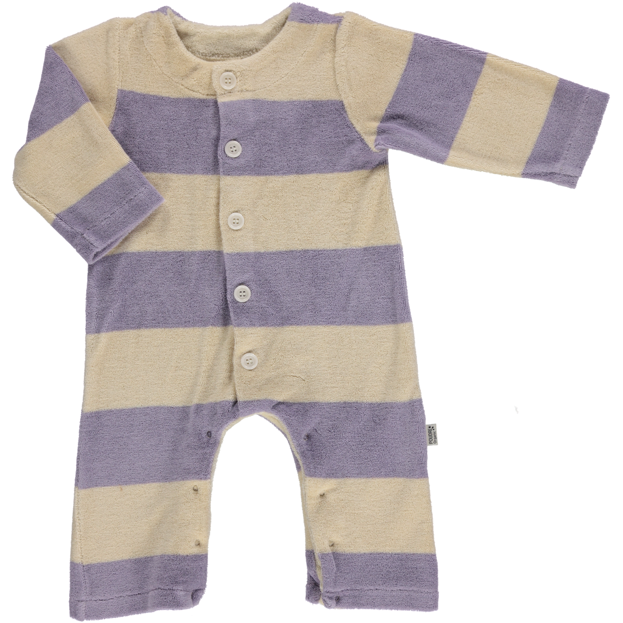 poudre organic COMBI-PYJ MELEZE ÉPONGE Rayures Lavender